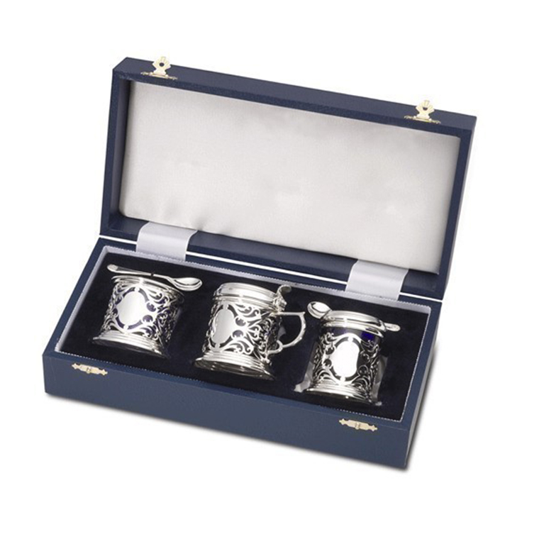 3-Piece-Sterling-Silver-Hallmarked-Pierced-Condiment-Set-T-9001C